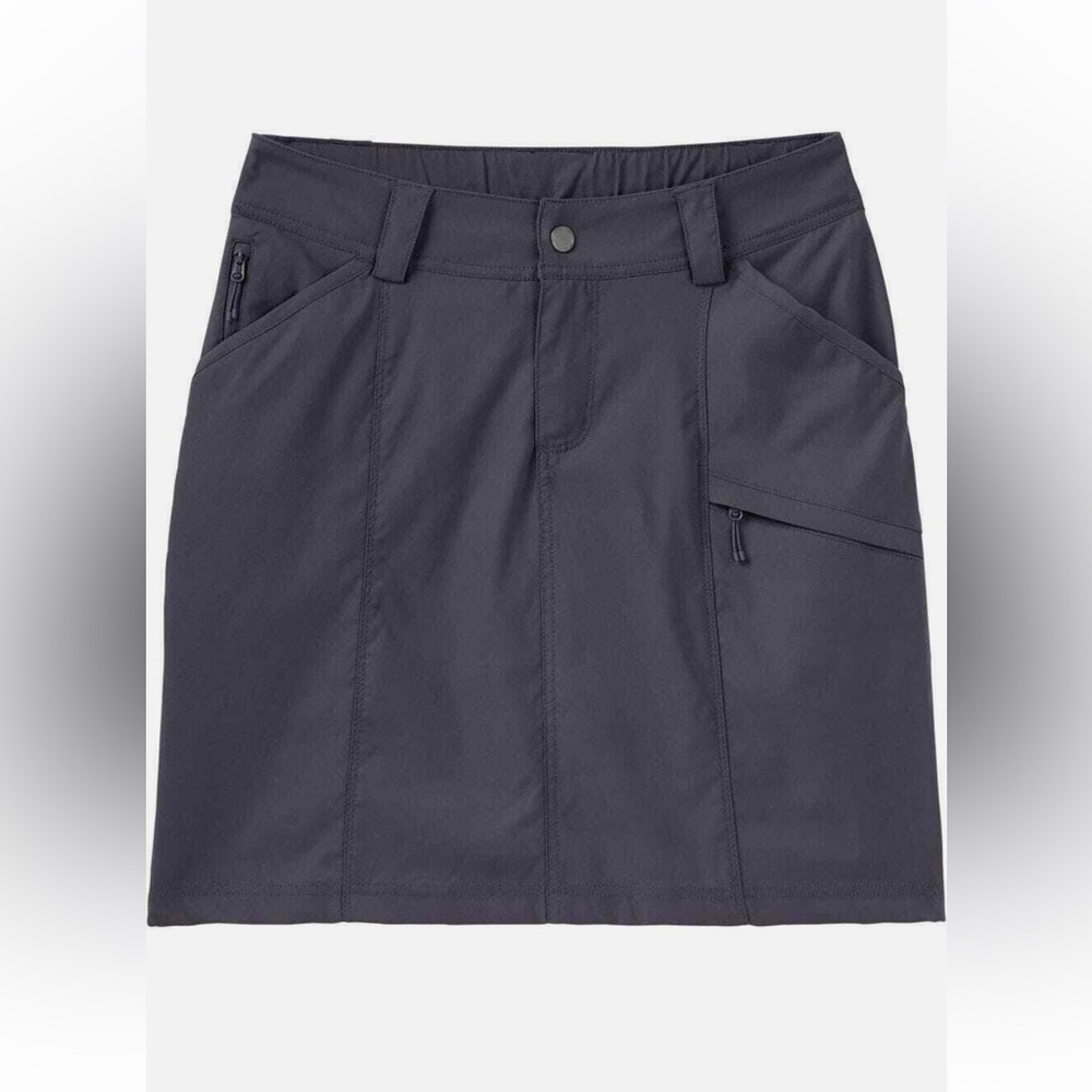 Duluth Trading Co Women's Dry on the Fly Improved Skort in Ink Size 16W NEW - Picture 3 of 12